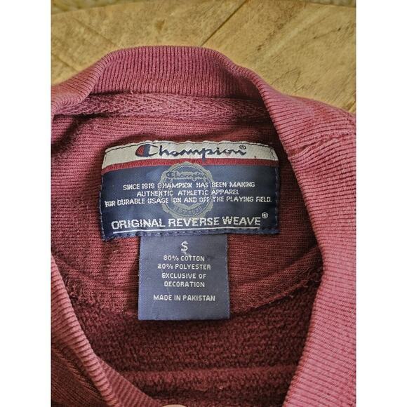 Virginia Tech Vintage Reverse Weave Champion Sweatshirt Size S Hokies - Picture 8 of 9